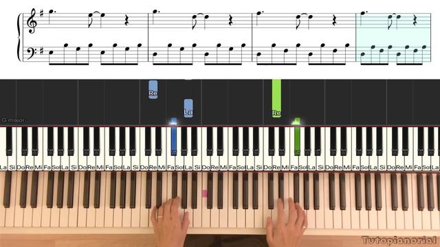 Comptine d'un autre été [Slow Speed Piano Tutorial] смотреть онлайн
