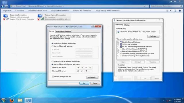 Windows 7 Network Adapter Settings смотреть онлайн