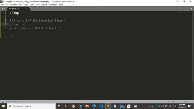 How to Declare a Variable in PHP | PHP Variable Declaration | PHP Full Tutorial in Hindi смотреть онлайн