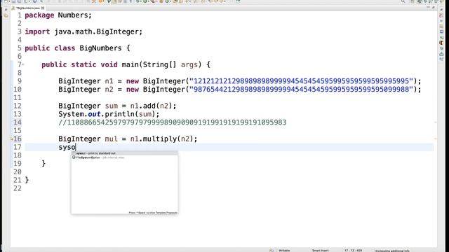 ADD / Multiple Two Big Numbers | Java Interview Question смотреть онлайн