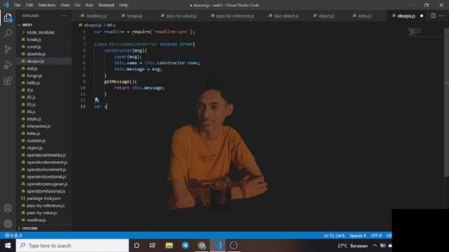 Penanganan Eksepsi dalam JavaScript-Node.js || Modul 3 смотреть онлайн