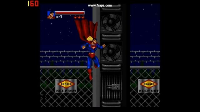 SNES The Death and Return of Superman Cheat Mode смотреть онлайн