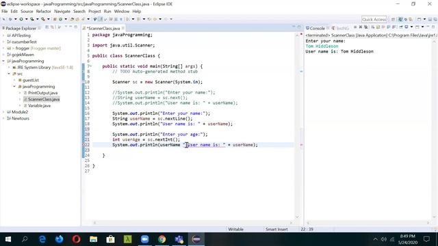 Java Programming | Geeky Rabbit | Accepting User Input Using Scanner Class смотреть онлайн
