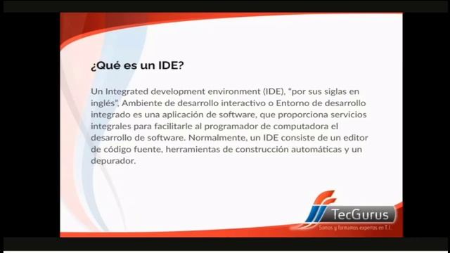 ¿Qué es y para que sirve un IDE en la programación? #Java смотреть онлайн