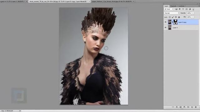 [Photoshop Master] - How to make Funky Extrude photo effect смотреть онлайн