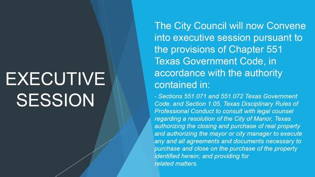 City Council Called Special Session September 11th 2023