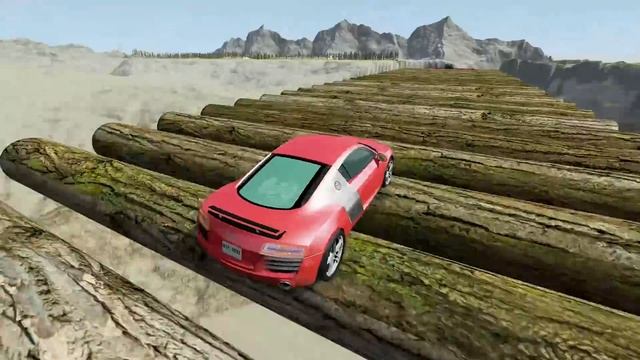 УСТАНОВИЛИ В БРЁВНА МОТОРЫ! КАКАЯ МАШИНА ПРОЕДЕТ ПО БРЁВНАМ КОТОРЫЕ КРУТЯТСЯ? Гоша и Чич. смотреть онлайн