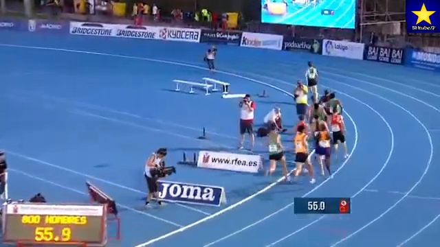 Amel Tuka 1 mjesto 800m Madrid Snimak HD 23 6 2016 смотреть онлайн