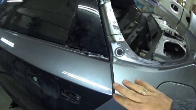 Rear end replacement Honda Accord 2019 body repair straightening with a spotter disassembly assembl смотреть онлайн