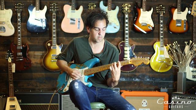Fender Custom Shop, 2018 NAMM Limited '57 Strat Heavy Relic, TTQ/2TS смотреть онлайн