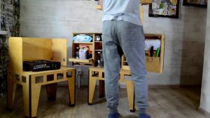 "Chuck Box" Раскладная кухня для кемпинга - установка.