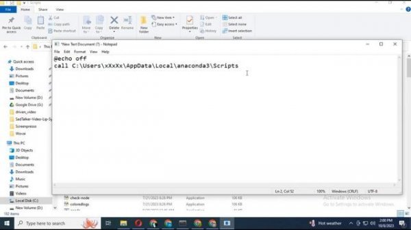 How to Run any Python Software in one click ! Make your own bat file