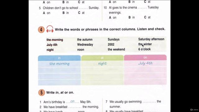 26. Предлоги времени Prepositions of Time смотреть онлайн