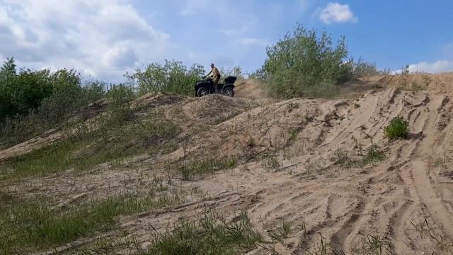 тест cf moto x6 по песку! небольшой тестдрай cfmoto квадрика, CFmoto X6 смотреть онлайн