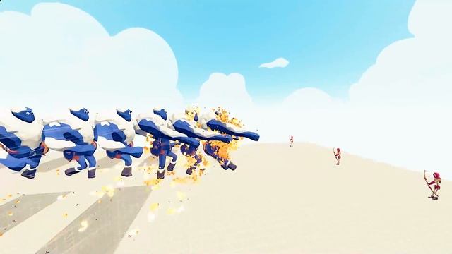 ICE GIANT ARMY vs EVERY TABS BOSS - Totally Accurate Battle Simulator TABS 2 смотреть онлайн