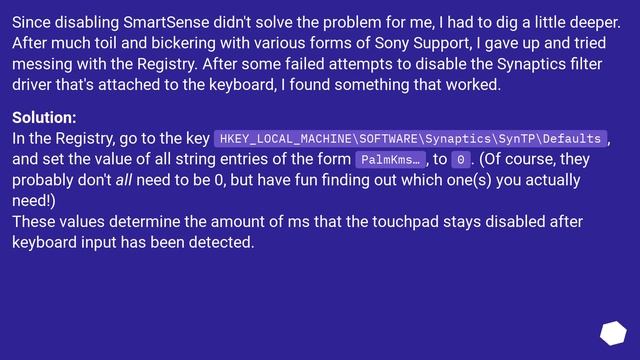 Use touchpad while "typing"? смотреть онлайн