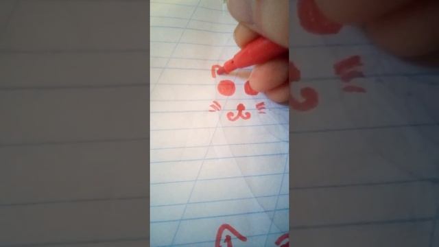 Как нарисовать мордочку котика???? смотреть онлайн