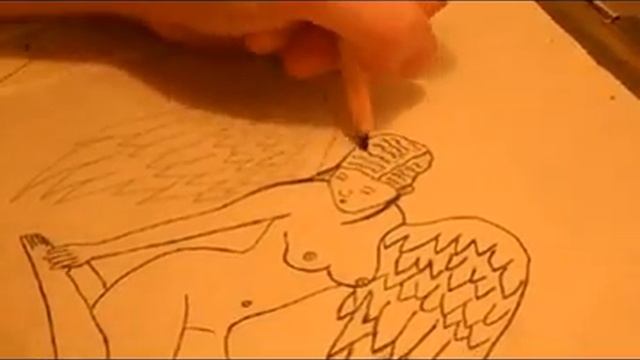 Angel Sketch Drawing смотреть онлайн