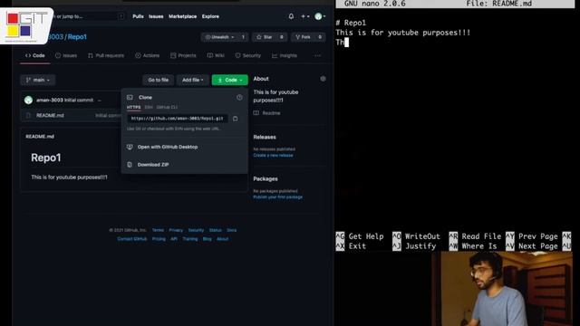 Basic git with commands смотреть онлайн