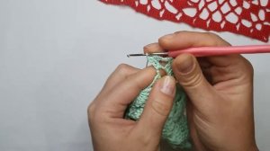 Красивый Большой Квадратный Мотив Крючком - Мотив для Пледов Покрывал