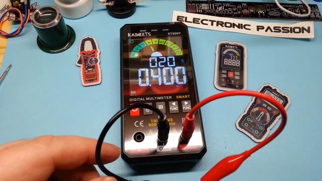 Nouveau multimètre numérique Kaiweets ST600Y automatique intelligent électronique смотреть онлайн