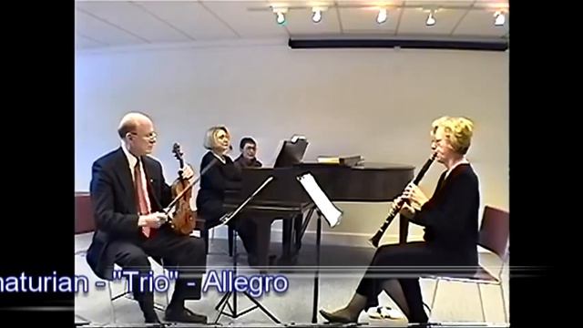 Khachaturian-"Trio for Clarinet, Violin & Piano"-Part 1 of 2 смотреть онлайн