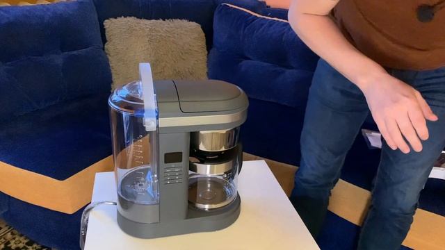 KITCHENAID DRIP COFFEE MAKER WITH SPIRAL SHOWERHEAD UNBOXING | 5KCM1209 | JanisJanarts смотреть онлайн