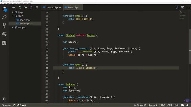 PHP Tutorial | Overriding #12 смотреть онлайн