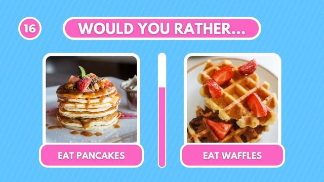 Would You Rather Snacks & Junk Food Edition | Food Quiz смотреть онлайн