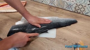 Разделка семги на филе