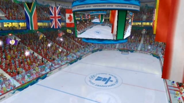 Mario & Sonic at the Winter Olympic Games (Vancouver 2010) - Ice Hockey, Wii gameplay смотреть онлайн