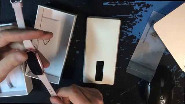 смарт браслет-розовое золото смотреть онлайн