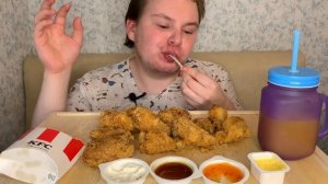 МУКБАНГ | КФС | ЧЕЛЛЕНДЖ 20 ОСТРЫХ КРЫЛЫШЕК | НОВОСТИ С РАБОТОЙ!