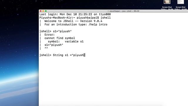 java 9 how to find the length of String IN JAVA 9 JSHELL BY PIYUSH смотреть онлайн