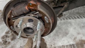 Стук из заднего барабана на Hyundai Solaris часть 2