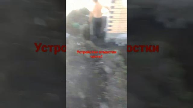устройство отмостки