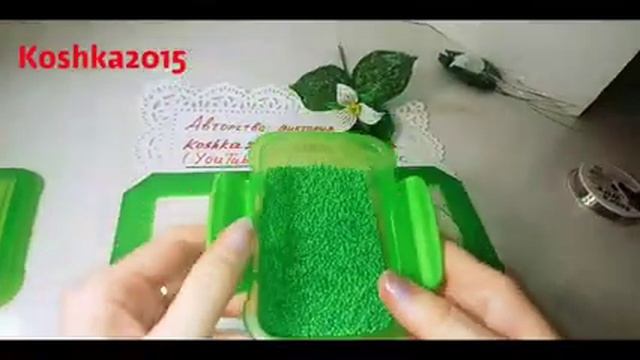 ТРИЛЛИУМ TRULLIUM из бисера МК от Koshka2015 - цветы из бисера, бисероплетение Beaded flowers DIY смотреть онлайн