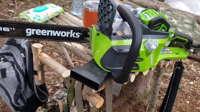 GREENWORKS CORDLESS CHAINSAW - BUSHCRAFT