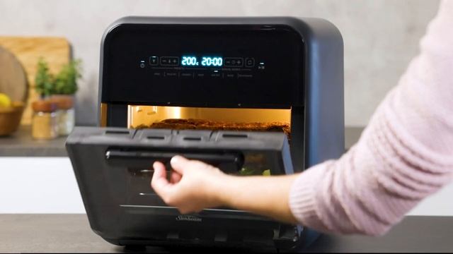 4-In-1 Air Fryer + Oven | Air fry, rotisserie, bake and dehydrate | Sunbeam смотреть онлайн