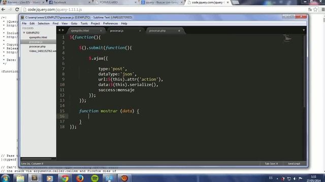 formulario AJAX, JSON, PHP y MySQL [1/2] смотреть онлайн