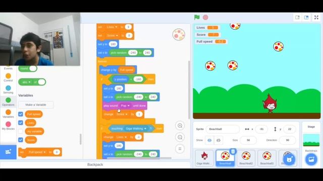 Dodge Ball Game Project || Coding Scratch App Tutorial смотреть онлайн