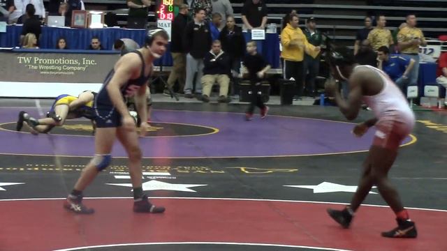 Lantze Lange, Smithtown West vs Archy Ulysse, Bay Shore - 182 lbs at Hofstra, February 2015 смотреть онлайн