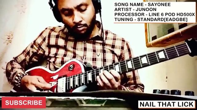 HOW TO PLAY SAYONEE GUITAR SOLO? | LINE 6 POD HD500X смотреть онлайн