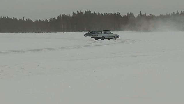 Ice Racing On Frozen Lake Finland | Volvo, BMW, Ford, Mercedes