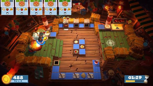 Overcooked! All You Can Eat Carnival of Chaos 1-2 4 Stars смотреть онлайн