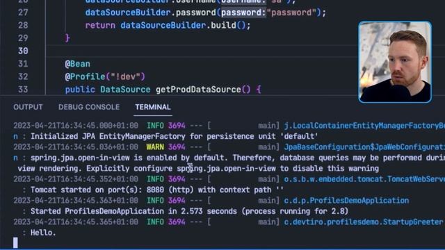 Configure your App with ONE WORD: How to use Spring Boot Profiles смотреть онлайн