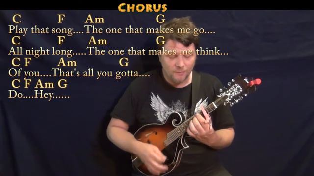 Play That Song (Train) Mandolin Cover Lesson with Chords/Lyrics - Capo 3rd смотреть онлайн