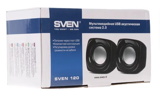Колонки SVEN 120 смотреть онлайн