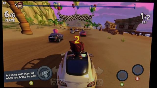 Beach Buggy Racing 2 for Tesla Ludicrous walkthrough смотреть онлайн