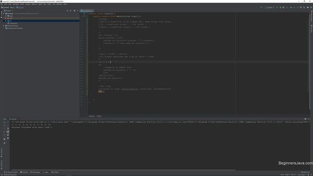 Beginners Java 2018 -- Lesson 9 -- Introduction to loops, while - do_while and for смотреть онлайн